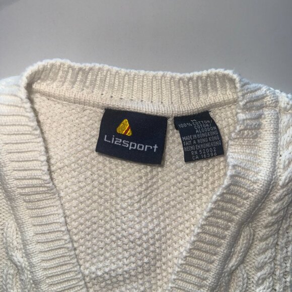 Lizsport 100% Cotton Sweater Vest - Picture 2 of 3